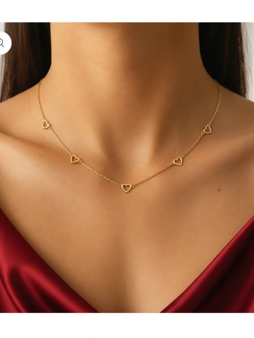 'Have the Courage' 18K Gold Dipped Heart Necklace